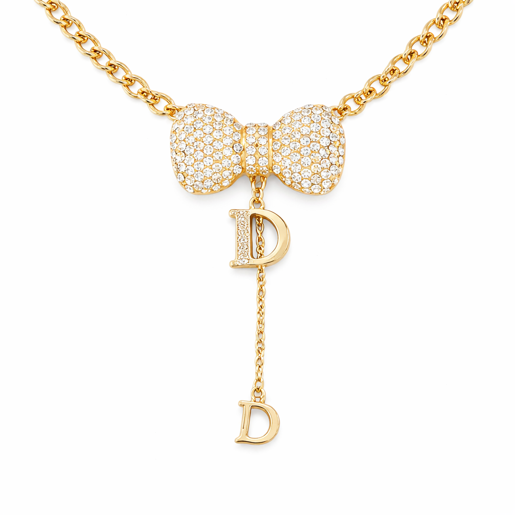 Gold or Silver Initial Necklace