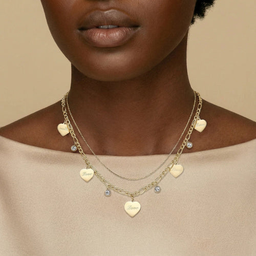 Amore Heart Layer Set - No Hustle Mom Jewelry