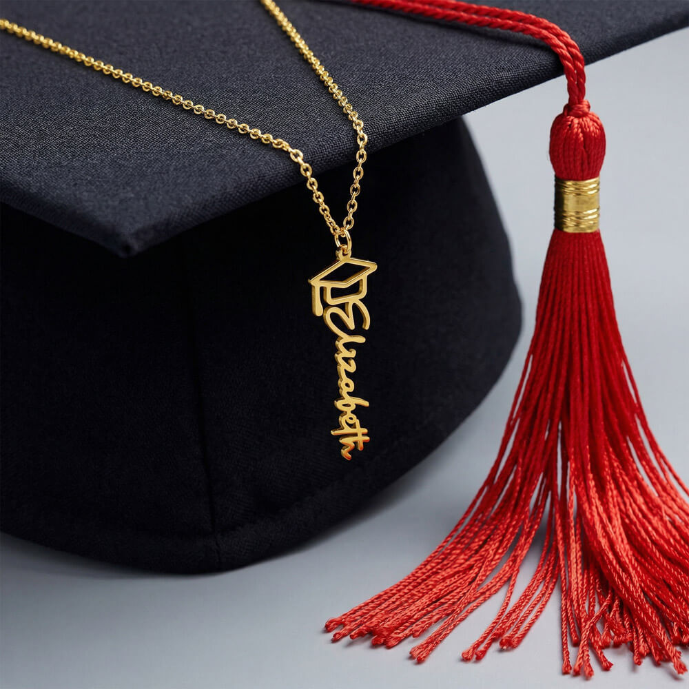 Graduation Name Necklace