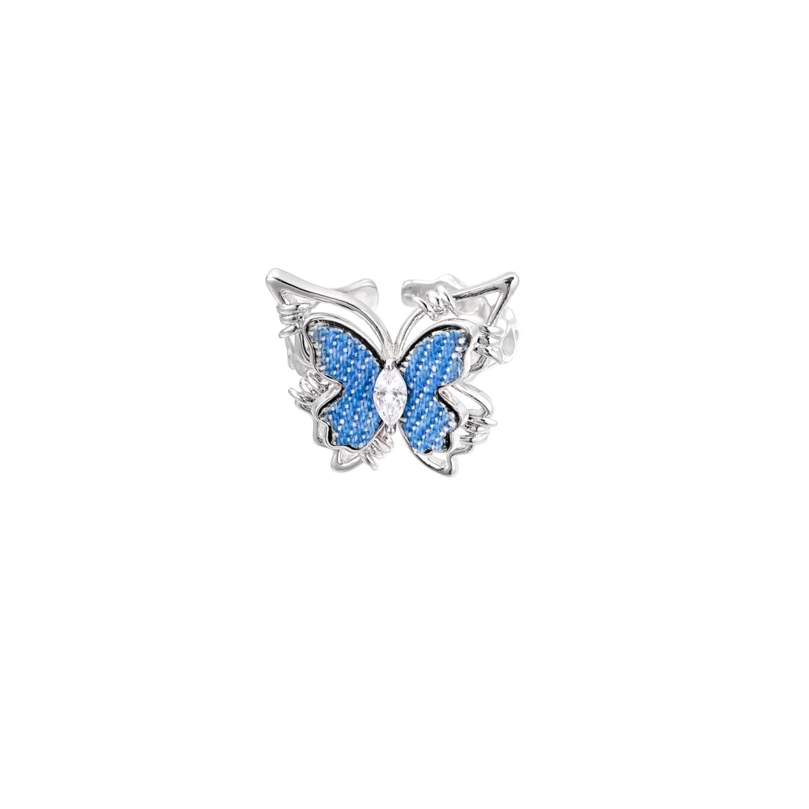Azure Butterfly Ring - No Hustle Mom Jewelry