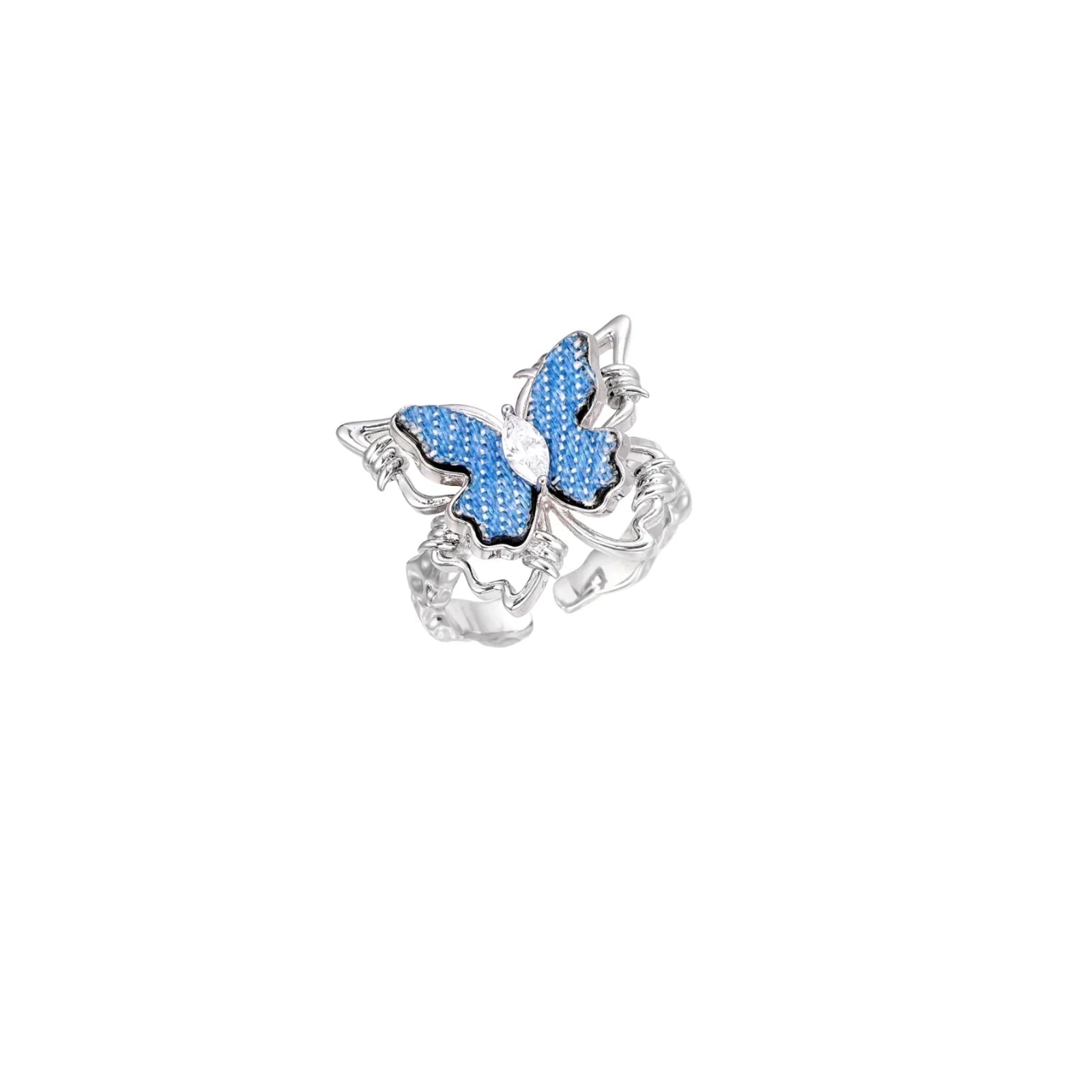 Azure Butterfly Ring - No Hustle Mom Jewelry