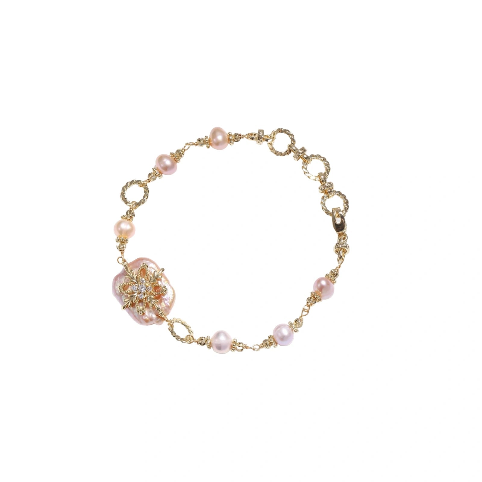 Baroque Pearl Bloom Bracelet - No Hustle Mom Jewelry