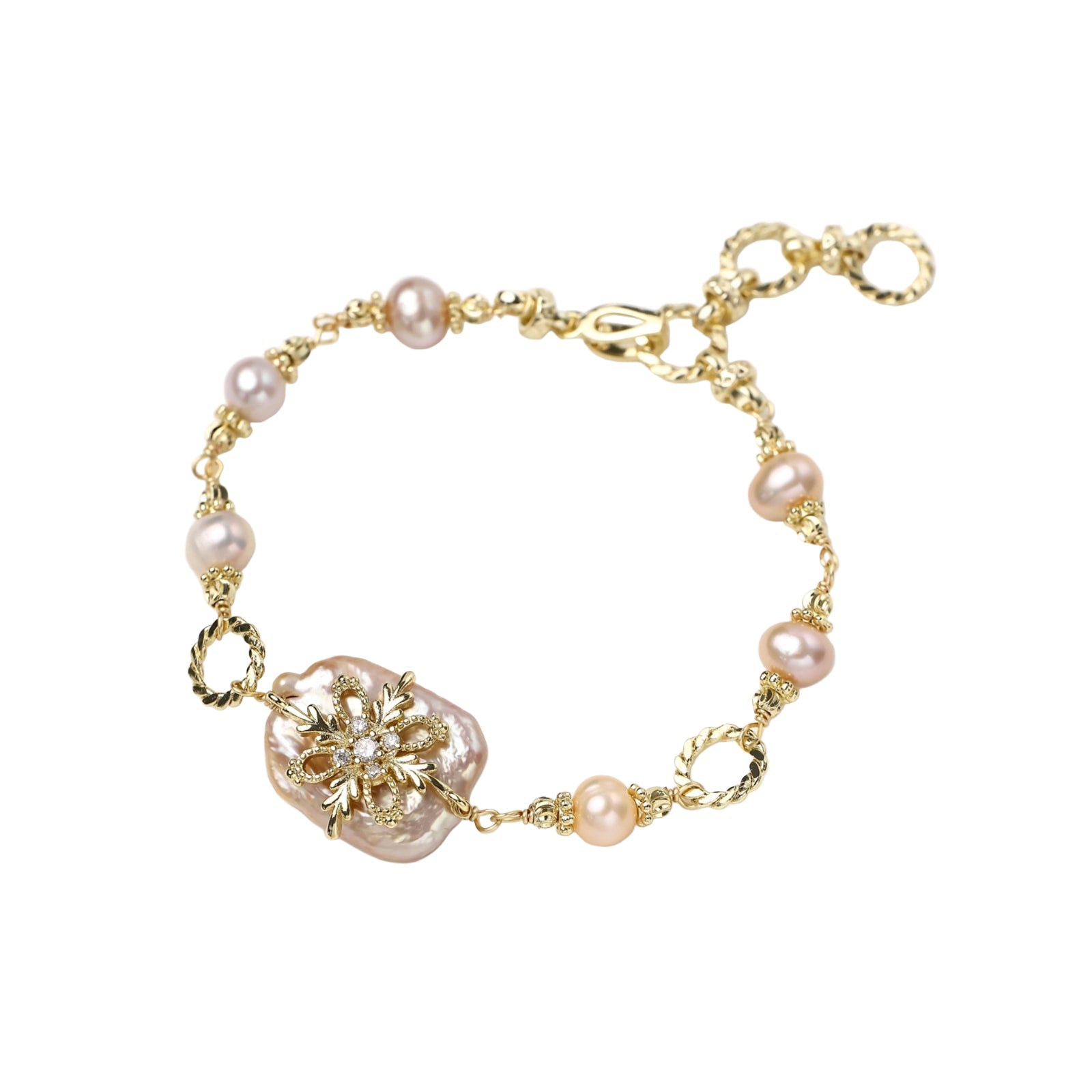 Baroque Pearl Bloom Bracelet - No Hustle Mom Jewelry