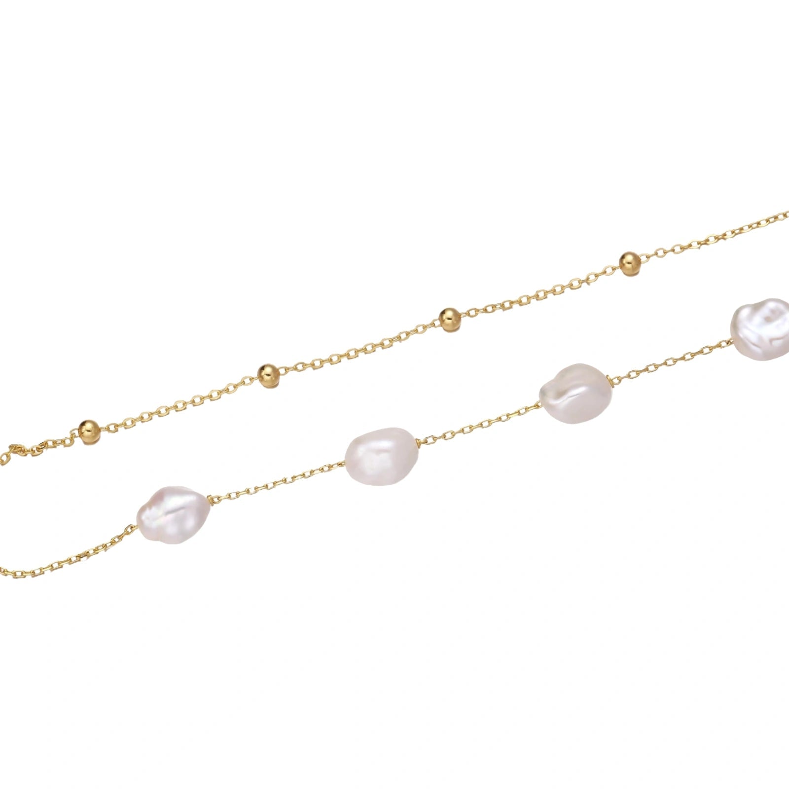 Baroque Pearl Layered Bracelet - No Hustle Mom Jewelry