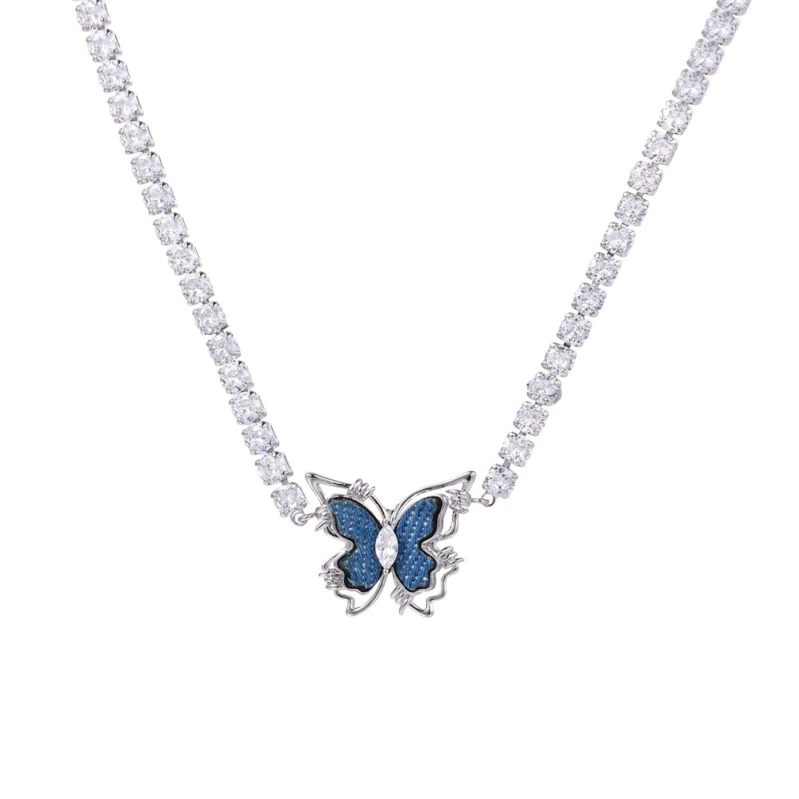 Butterfly Dreams Tennis Necklace - No Hustle Mom Jewelry