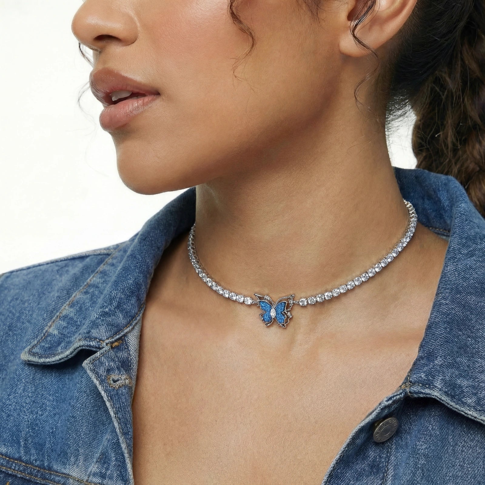 Butterfly Dreams Tennis Necklace - No Hustle Mom Jewelry