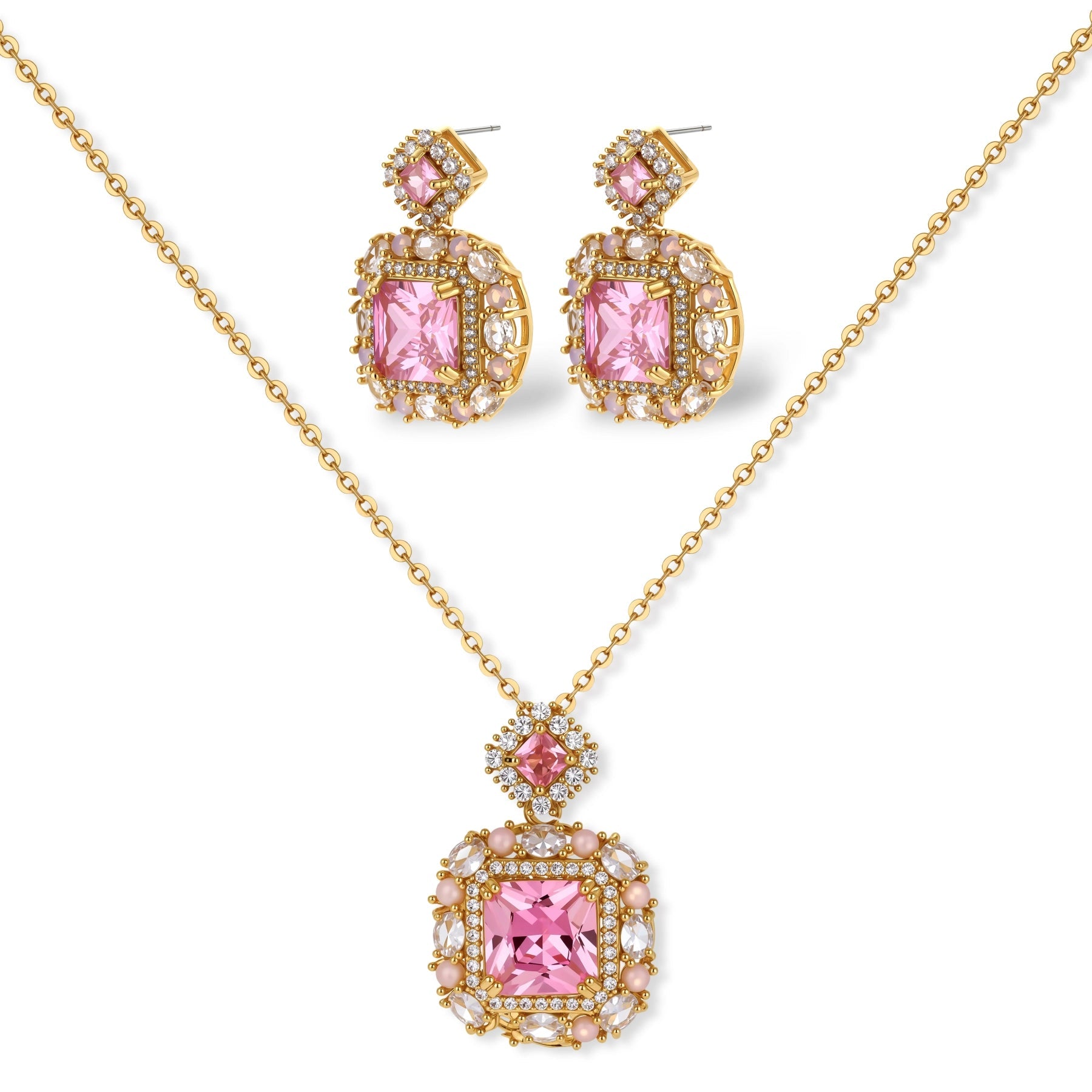 Heirloom Square Set - No Hustle Mom Jewelry