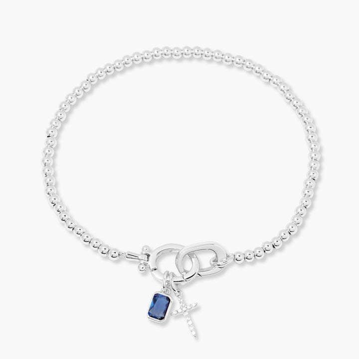 Moonstone Heart Knot Bracelet - No Hustle Mom Jewelry