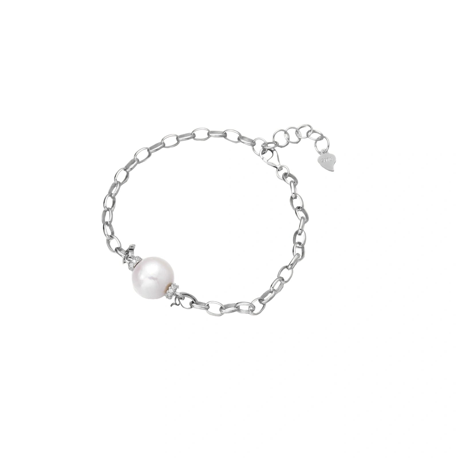 Pearl Chain Bracelet - No Hustle Mom Jewelry